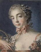 Louis-Marin Bonnet Head of Flora oil painting